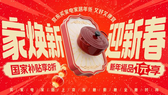 家电家居年货节” 享国家补贴8折优惠凯发k8一触即发年货节到京东搜索“(图3)